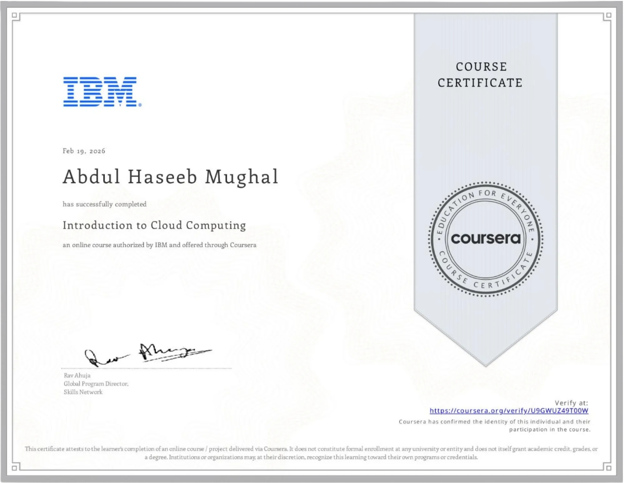 Introduction to Cloud Computing